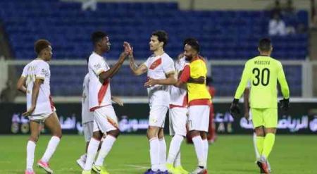 الوحدة يتغلب على ضمك ويترقي إلى المركز الثاني في الدوري